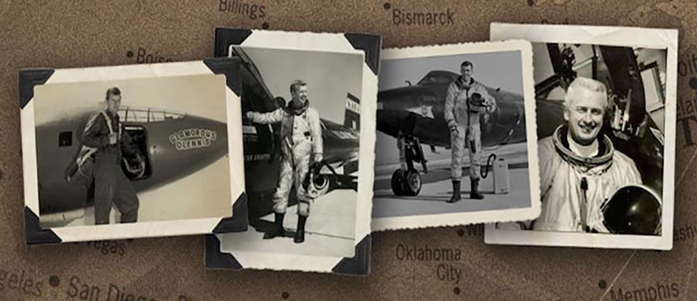 Four 50s/60s era test pilots